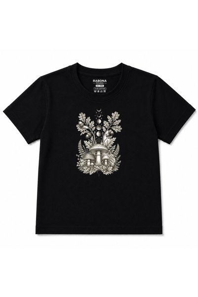 Rabona Fashion Mystic Forest – Tricou vintage pentru copii cu tematică botani...