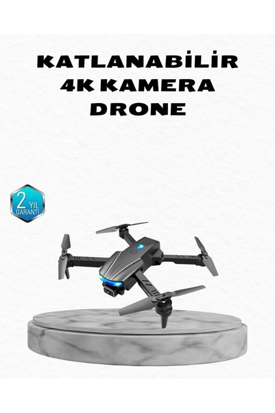 ABSİBAY 4K Kamera Özellikli Katlanabilir Drone Wi-Fi ve Yükseklik Sabitlemeli