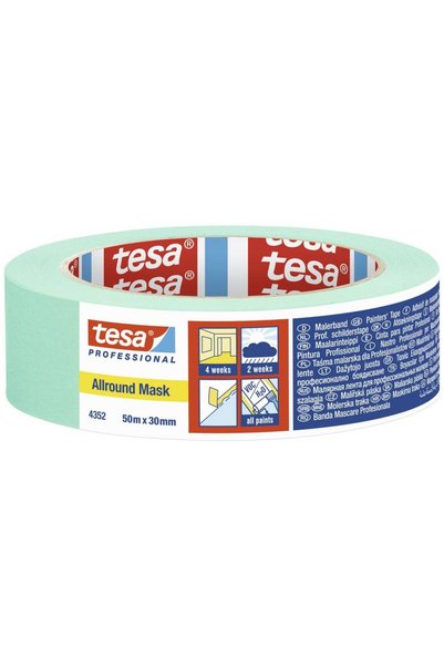 Tesa Mască universală 04352-00002-00 Bandă de mascare Mint (L x l) 50 m 04352...