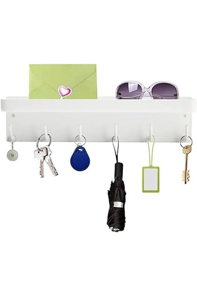 Generic Magnetic Key Rack With Tray, Magnetic Wall Keychain with Small Stand ...