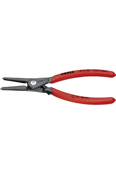Knipex 49 31 A2 Clește pentru inele de siguranță Potrivit pentru inele exteri...