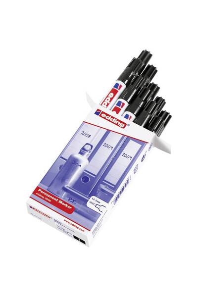 Edding 3000 4-30000-001 Marker permanent negru, rezistent la apă: Da 4-30000-001