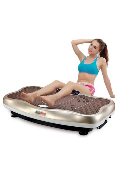 Generic Vibration Plate Exercise Machine with Loop Bands and Resistance Bands...