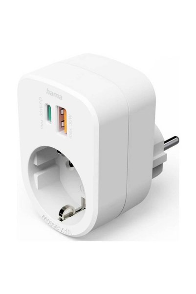 Hama 00223343 Priză de încărcare USB Albă 00223343