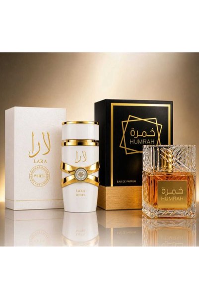 AL FAKHER SET PARFUMURI UNISEX 1+1 HUMRAH + LARA WHITE