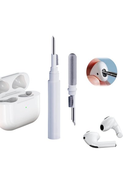 Generic قلم تنظيف سماعات الأذن بتقنية البلوتوث، طقم تنظيف لسماعات Airpods Pro...