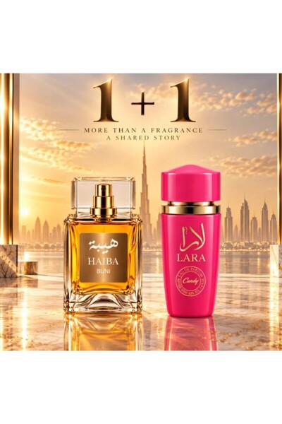 AL FAKHER SET PARFUMURI UNISEX 1+1 HAIBA BUNI + LARA CANDY