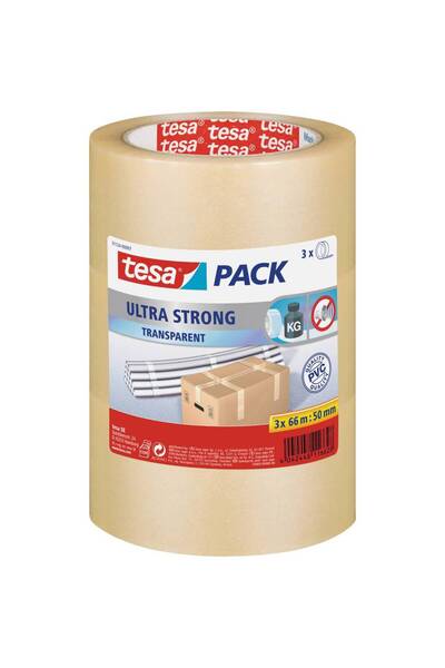 Tesa Bandă adezivă pentru ambalare ULTRA STRONG 51124-00007-01 tesapack ®   T...