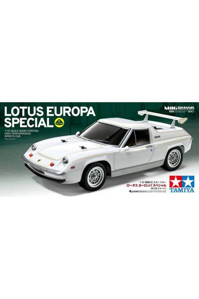 TAMIYA M-06 RC Lotus Europa Special (M-06) Mașină model RC 1:10 cu finisaj pe...