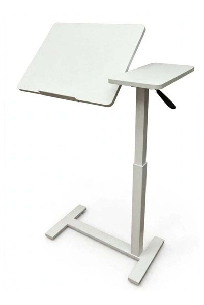Generic Height Adjustable Laptop Table 77-107 cm with Tilting 70 x 40 cm Top ...