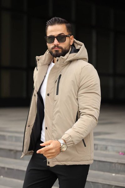 KOCCI New Season Waterproof and Windproof Winter Hooded Men's Jacket