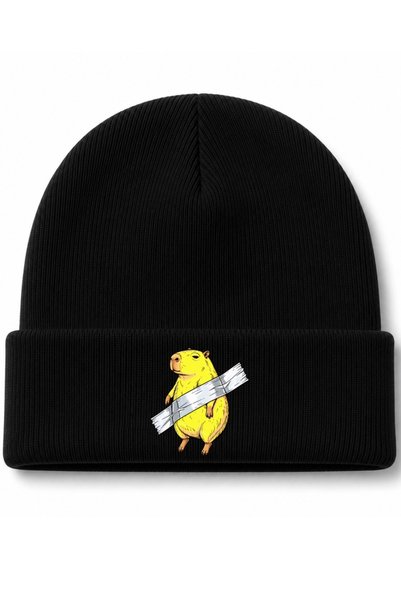 Rabona Fashion Capybara Mood – Căciulă din tricot cu tematică de desene anima...