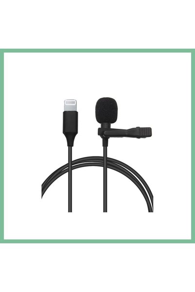 FUBRA Lightning 2 Metre Double Mikrofon - Siyah FBR