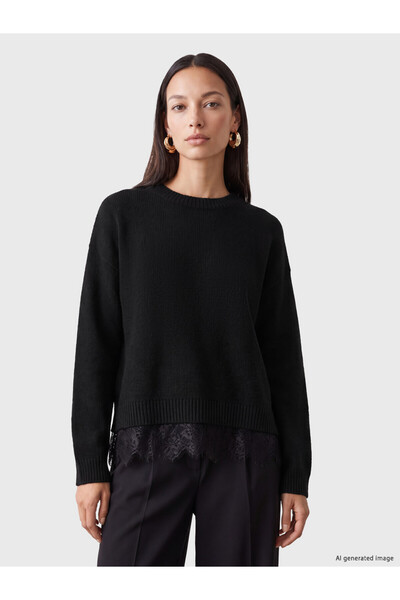 LC Waikiki Quality Pieces from Çelebi Store Women's Knitwear Sweater with Lac...