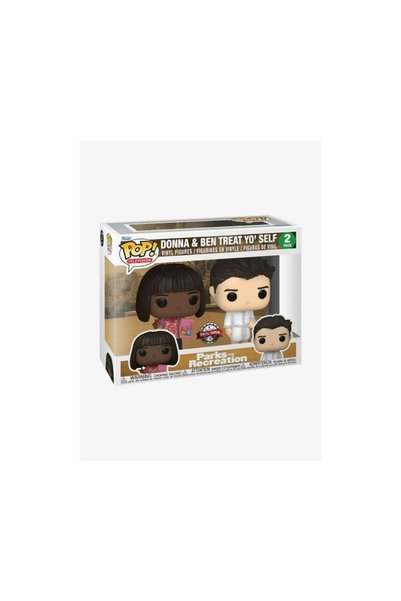 Funko Pop! Parks and Recreation – Donna și Ben „Treat Yo Self” – Ediție speci...