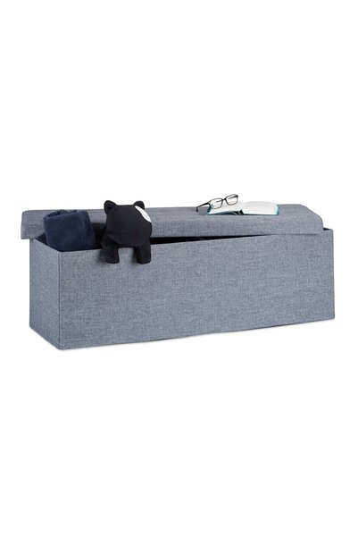 Relaxdays Bancă dublă cu spațiu de depozitare, Relaxdays, Dimensiuni 114 x 38...