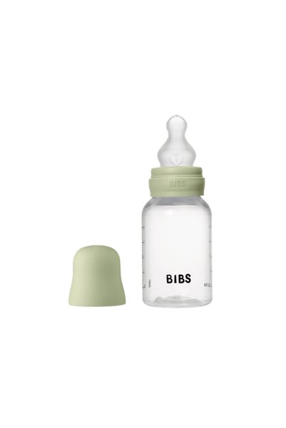 Bibs - πλαστικό μπιμπερό 150ml - θηλή σιλικόνης – slow flow - sage