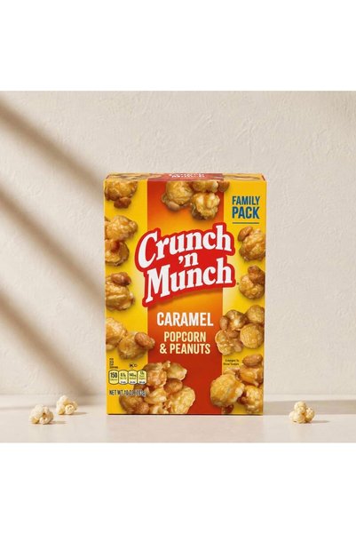 Crunch 'n Munch Popcorn Caramel & Peanuts Corn Popcorn with Caramel and Peanuts