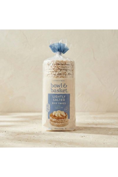 Bowl & basket كيكة الارز خفيفة الملح RICE CAKE LIGHTLY SALTED