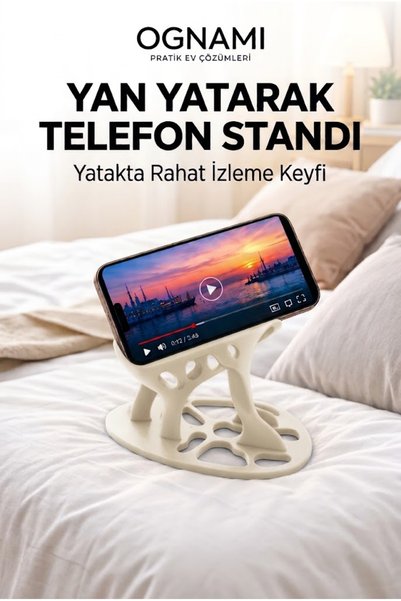 Ognami 3D Phone Stand for Use While Lying on Your Side - Phone Holder for Bed...