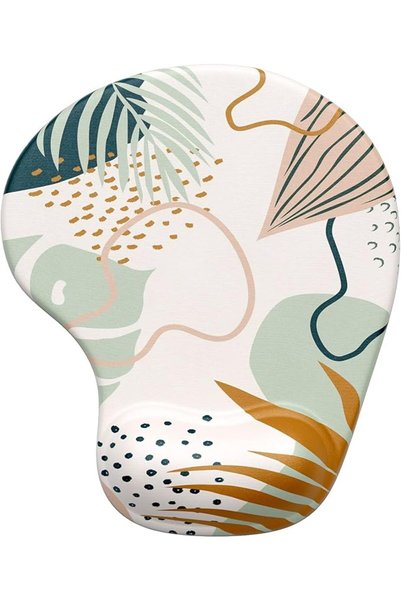 GENERAL Hsurbtra Ergonomic Mouse Pad with Wrist Rest Support, Gel Mouse Pads ...