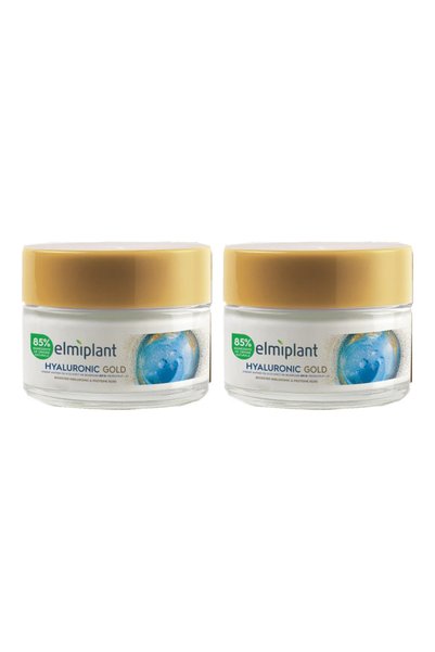 ELMIPLANT 2x PACHET Cremă de zi, Elmiplant, Hyaluronic Gold, 50 ml