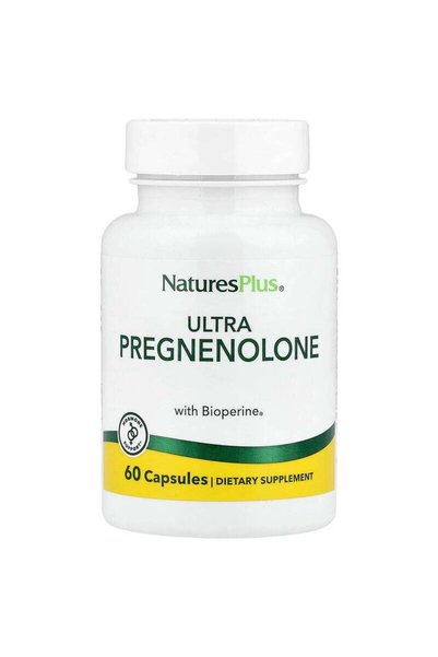 Genel Markalar NaturesPlus, Ultra Pregnenolone with Bioperine®, 60 Capsules