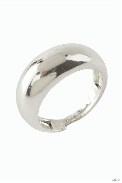 ZERO LAND SVL-SHOP Oval Link Ring (210424) Silver Color