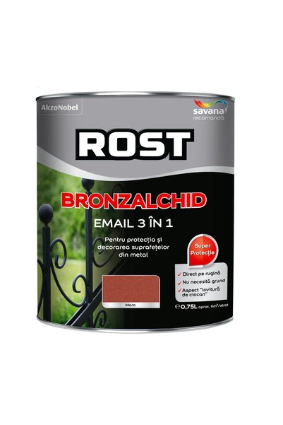 ROST Email Bronzalchid 3 în 1 pentru metal cu efect de lovitură de ciocan mar...