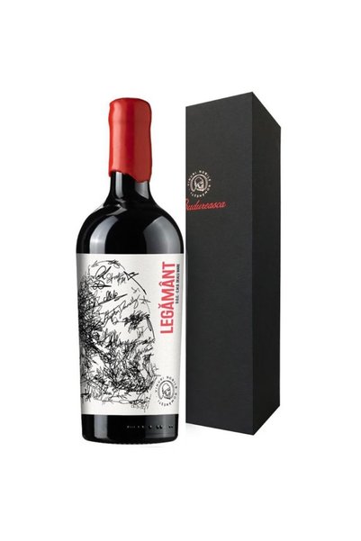 Budureasca Vin roșu uscat Legamant cu cutie premium Winery 0.75l