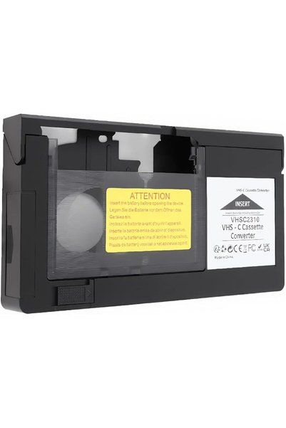 GENERAL صندوق محول شريط كاسيت كاميرا XUMIUZIY لتحويل VHS إلى VHSC، لتشغيل وتس...