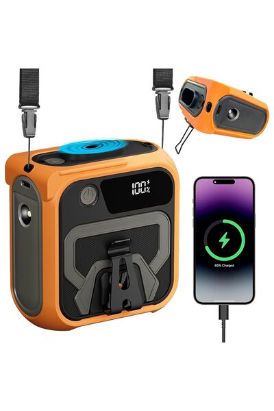 FONIX Multifunctional Ultraportable Powerbank, Comando Tech, 10000 mAh Capaci...