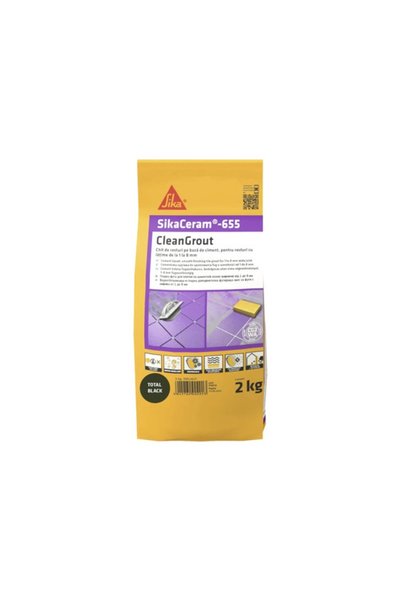 Sika Chit de rosturi gresie și faianță SikaCeram 655 CleanGrout Total Black, ...