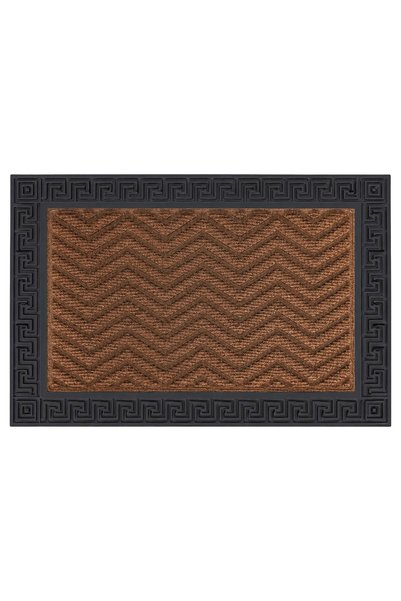 Relaxdays Covoraș de intrare, rezistent la apă, maro, 1x60x40cm