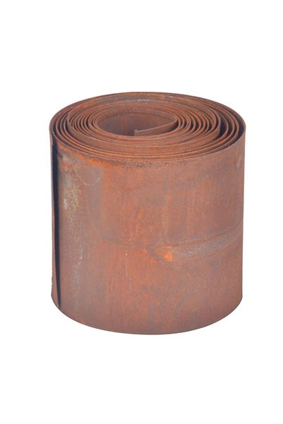 Relaxdays Bordură pentru gazon 10052096_1431, oțel Corten, înălțime 14 cm, gr...