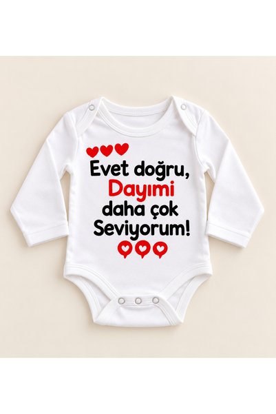 SERPİL بدلة أطفال لطيفة بأكمام طويلة وطبعة مميزة.