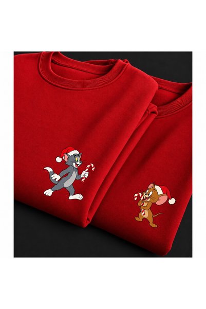 Vordevia Tom and Jerry Candy and Lollipop-Printed Couple's Set: 3-Ply Premium...
