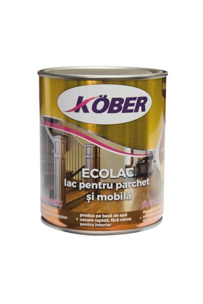 Kober Lac pe bază de apă Ecolac pentru parchet și mobilă, 0.75 l