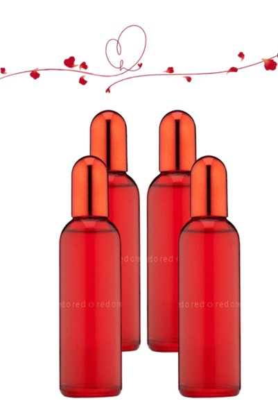 Colour Me 4 قطع عطر أحمر 100 مل