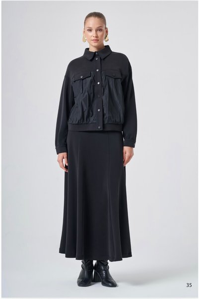 Nuss 1049 طقم تنورة مع ملابس مظلة