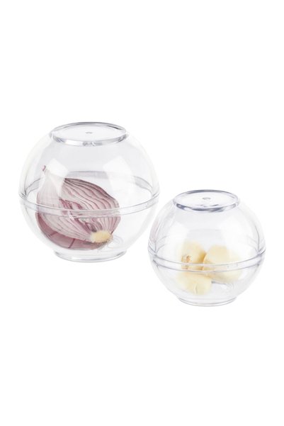 Relaxdays Set de cutii pentru depozitarea alimentelor, transparente, 6x7cm și...