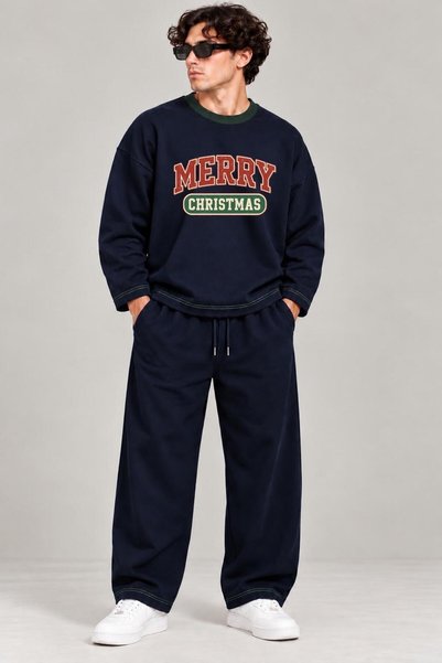 Sebesta Fashion Printed Unisex Oversized 2-Ply Seamless Sweatsuit Set