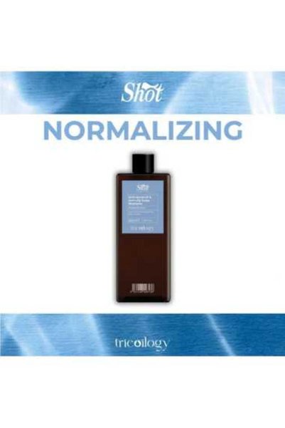 Shot Sampon normalizant antimatreata și pentru scalp gras TRICOILOGY NORMALIZ...