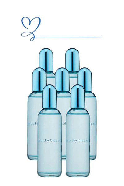 Colour Me 7 قطع عطر أزرق سماوي 100 مل