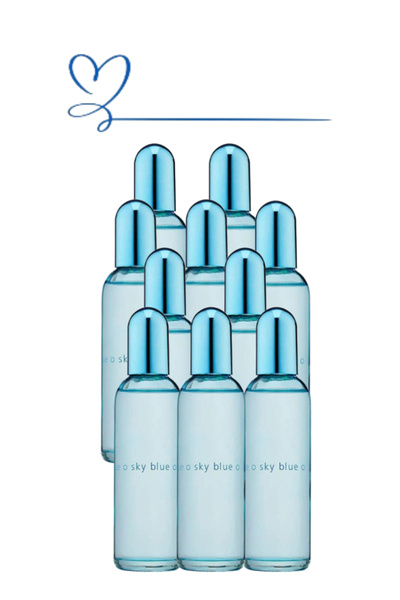 Colour Me 10 قطع عطر أزرق سماوي 100 مل
