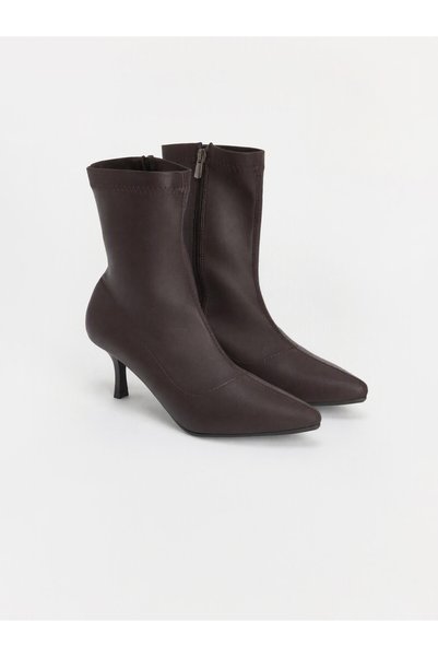 LC Waikiki Alita City Lcw Steps Brown Women's Boots with a Difference
