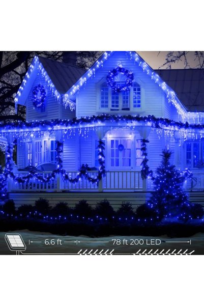 BellFyd Instalatie LED , Pentru exterior, 400 led , Baterie cu autonomie ridi...