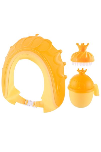 Relaxdays 10053931_48 Hair Washing Set, Crown Design with Shower Cap and Mass...