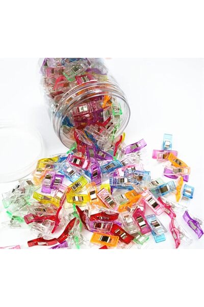 Boolygo 50 PCS Multi-Purpose Fabric Sewing Clip，Mini Color Fabric Sewing Clip...