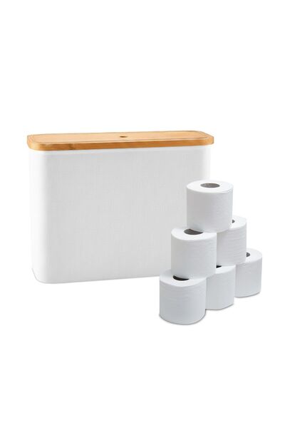 Relaxdays Coș de depozitare pentru hârtie igienică Relaxdays, 34,5 x 45 x 15 ...